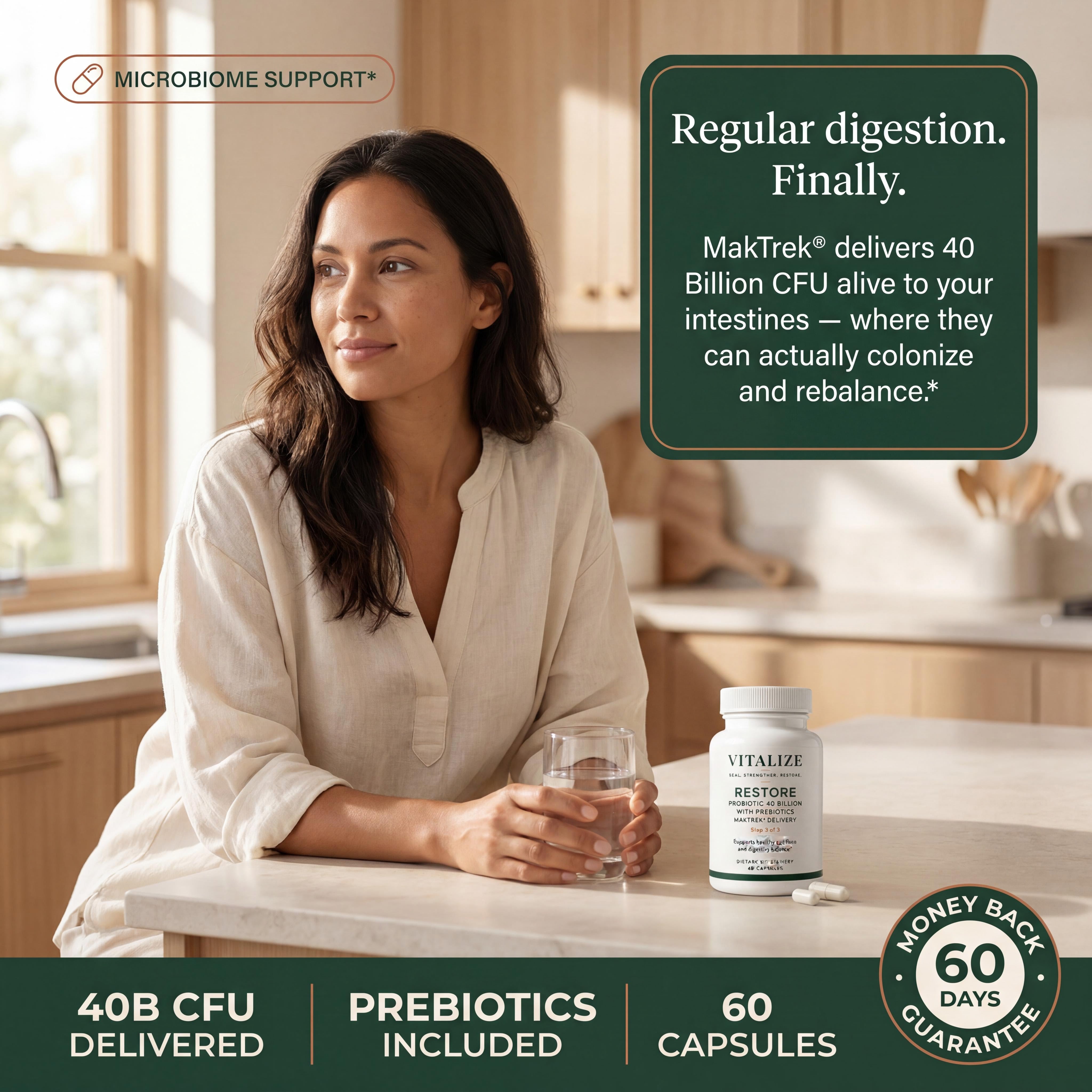 Probiotic 40 Billion with Prebiotics