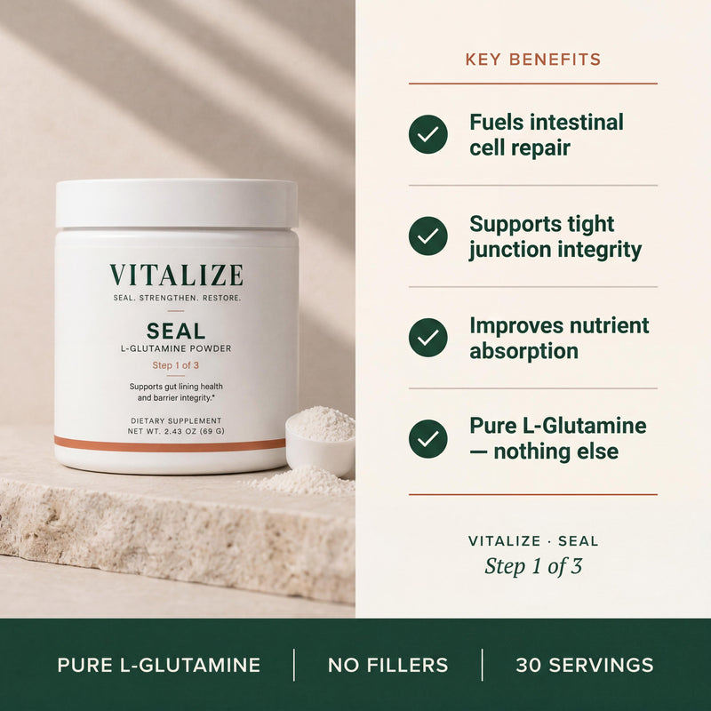 Vitalize Seal L-Glutamine Powder